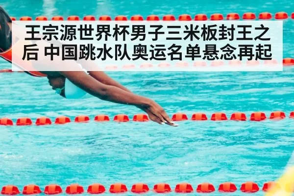 王宗源世界杯男子三米板封王之后 中国跳水队奥运名单悬念再起